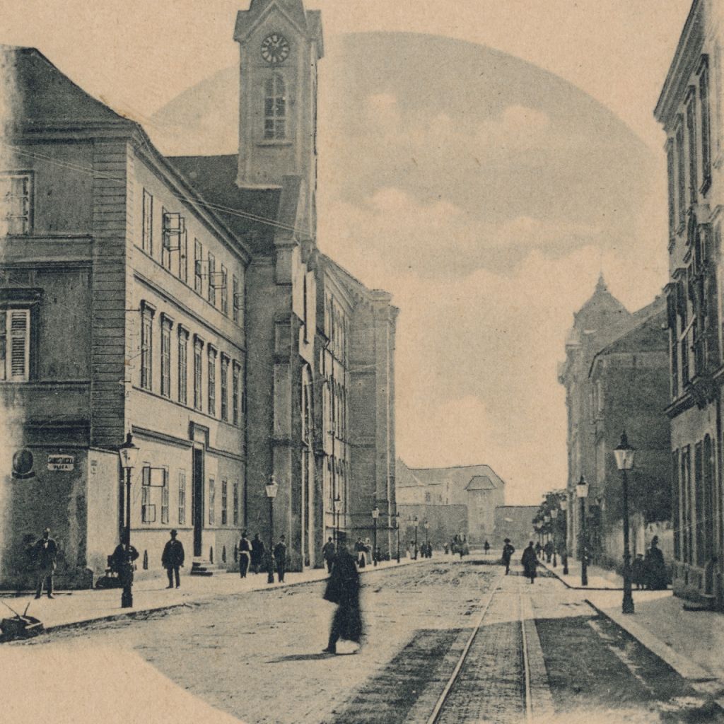 Frankopanska ulica, pogled prema jugu, 1900. godina